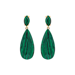 PENDIENTE 2 PIEZAS CRISTAL FACETADO
