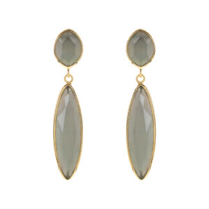 FANTASY FACETED CRYSTAL EARRING