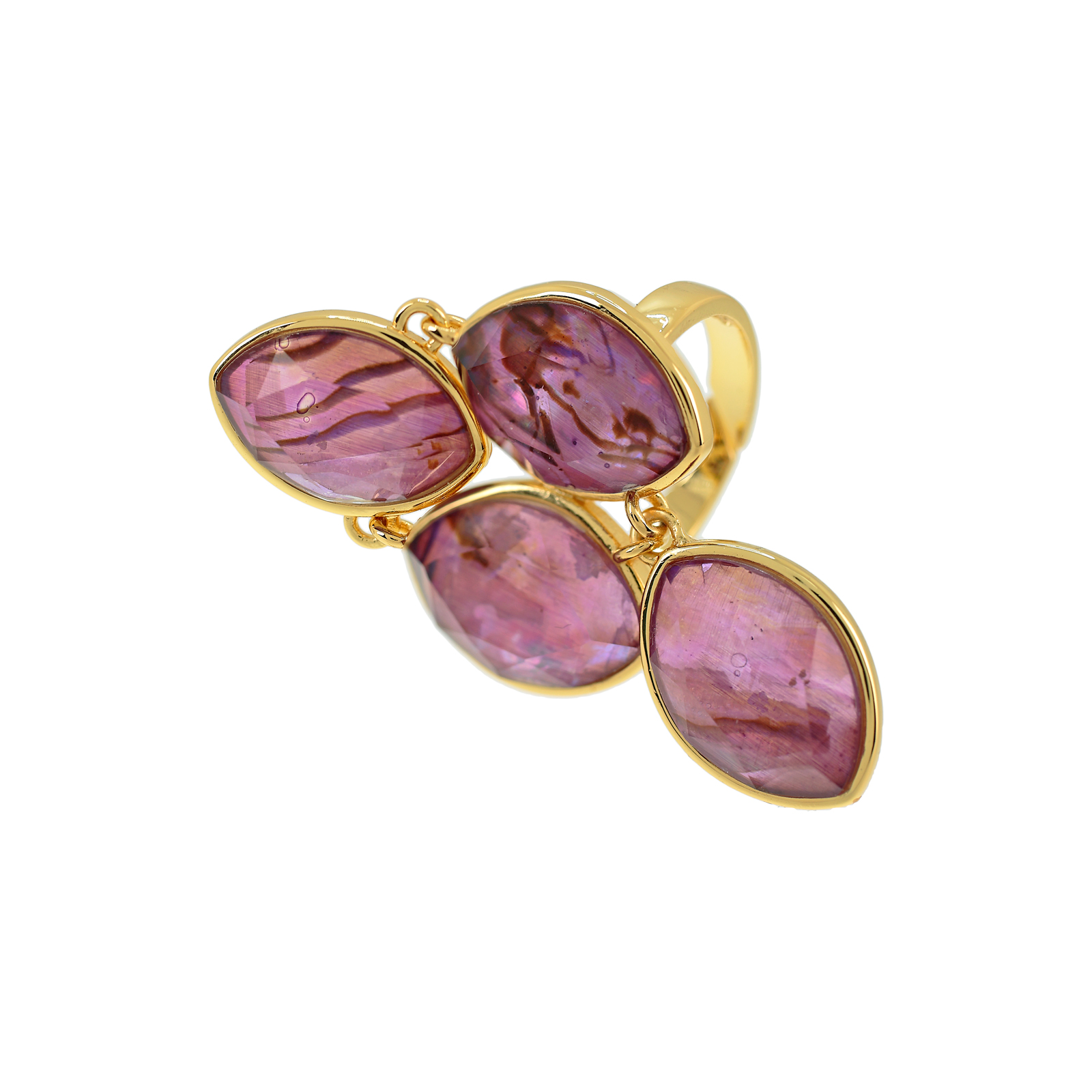 ANILLO MÓVIL TALLA UNIVERSAL CRISTAL FACETADO