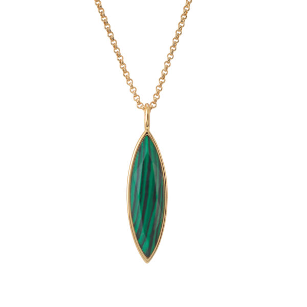 FANTASY NECKLACE WITH FACETED CRYSTAL