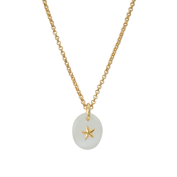 NECKLACE WITH STAR WITH CRYSTAL