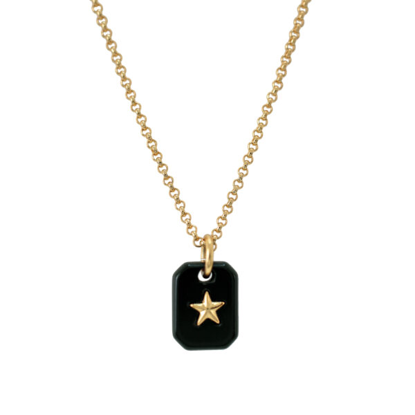 NECKLACE WITH STAR WITH CRYSTAL