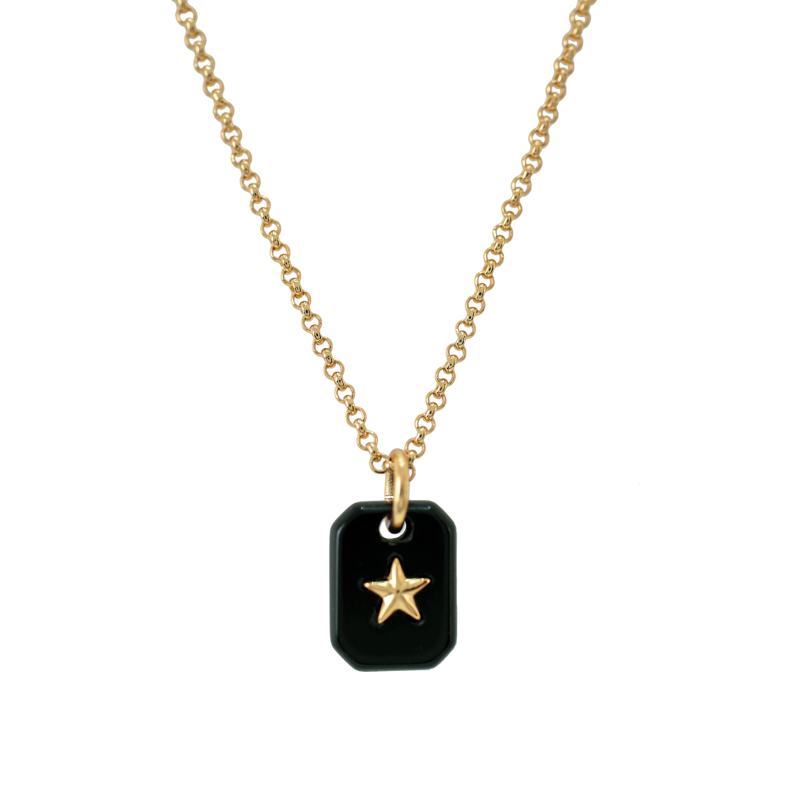 NECKLACE WITH STAR WITH CRYSTAL