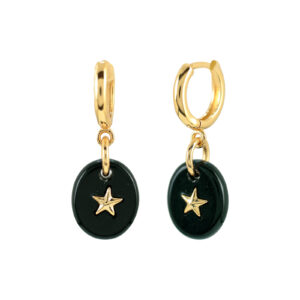 ARO CON ESTRELLA  CON CRISTAL FACETADO
