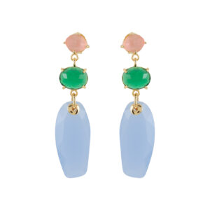 3 PIECE CRYSTAL EARRING