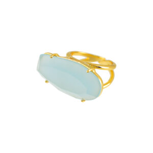 ANILLO TALLA UNIVERSAL CON PIEZA GRANDE DE CRISTAL