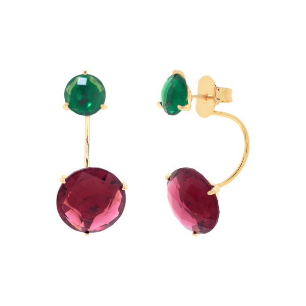 PENDIENTE CON CRISTAL