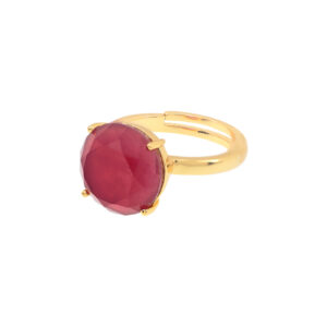 UNIVERSAL SIZE RING WITH CRYSTAL