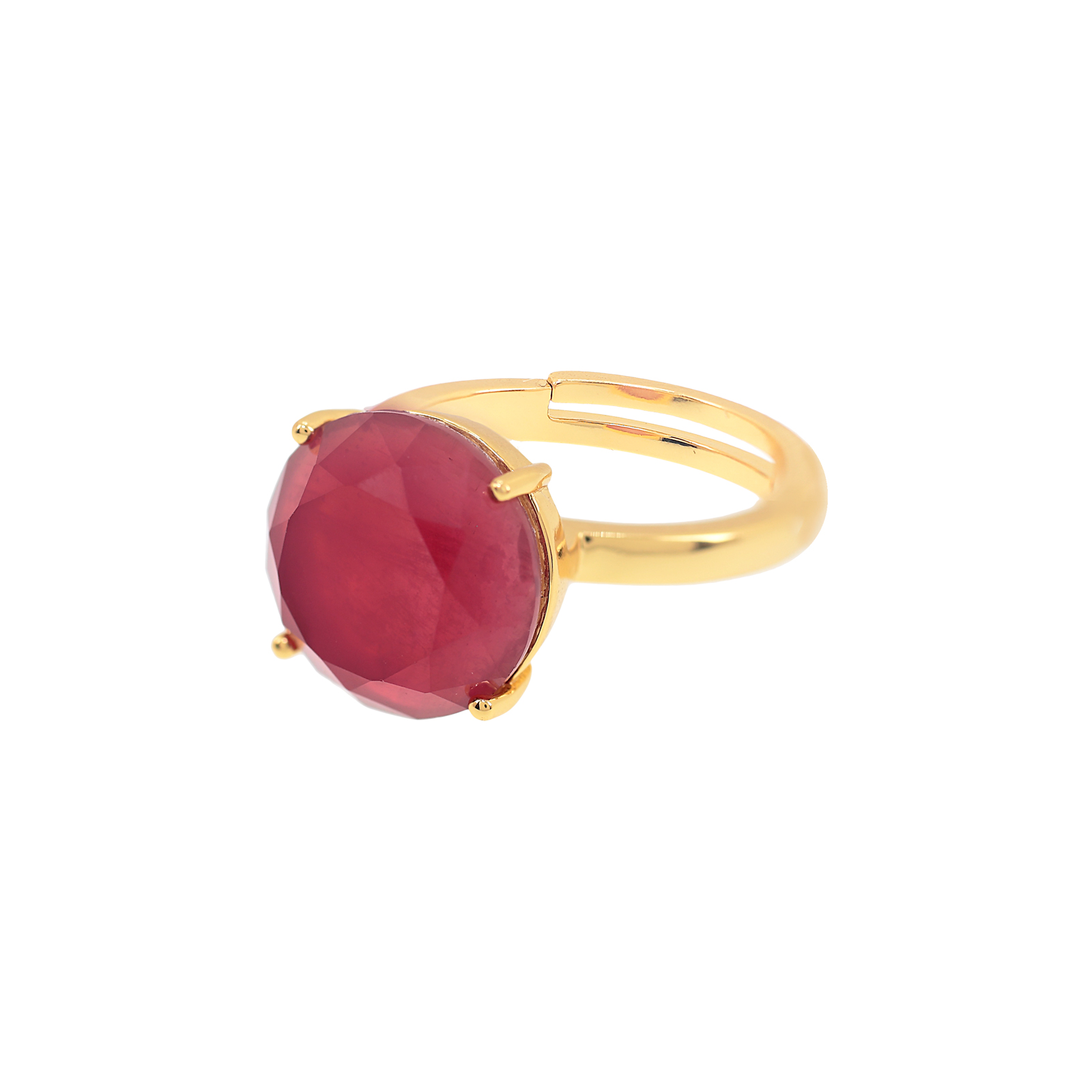 UNIVERSAL SIZE RING WITH CRYSTAL