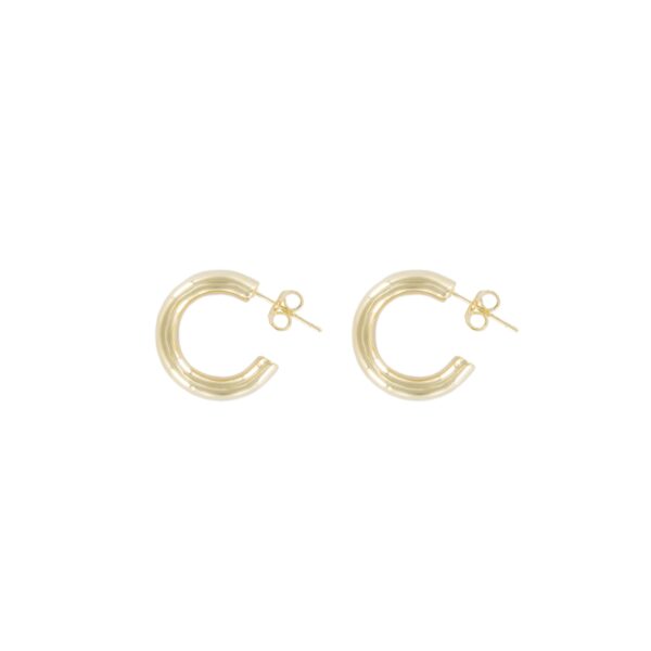 HOOP 19MM SHINE GOLD PLATED
