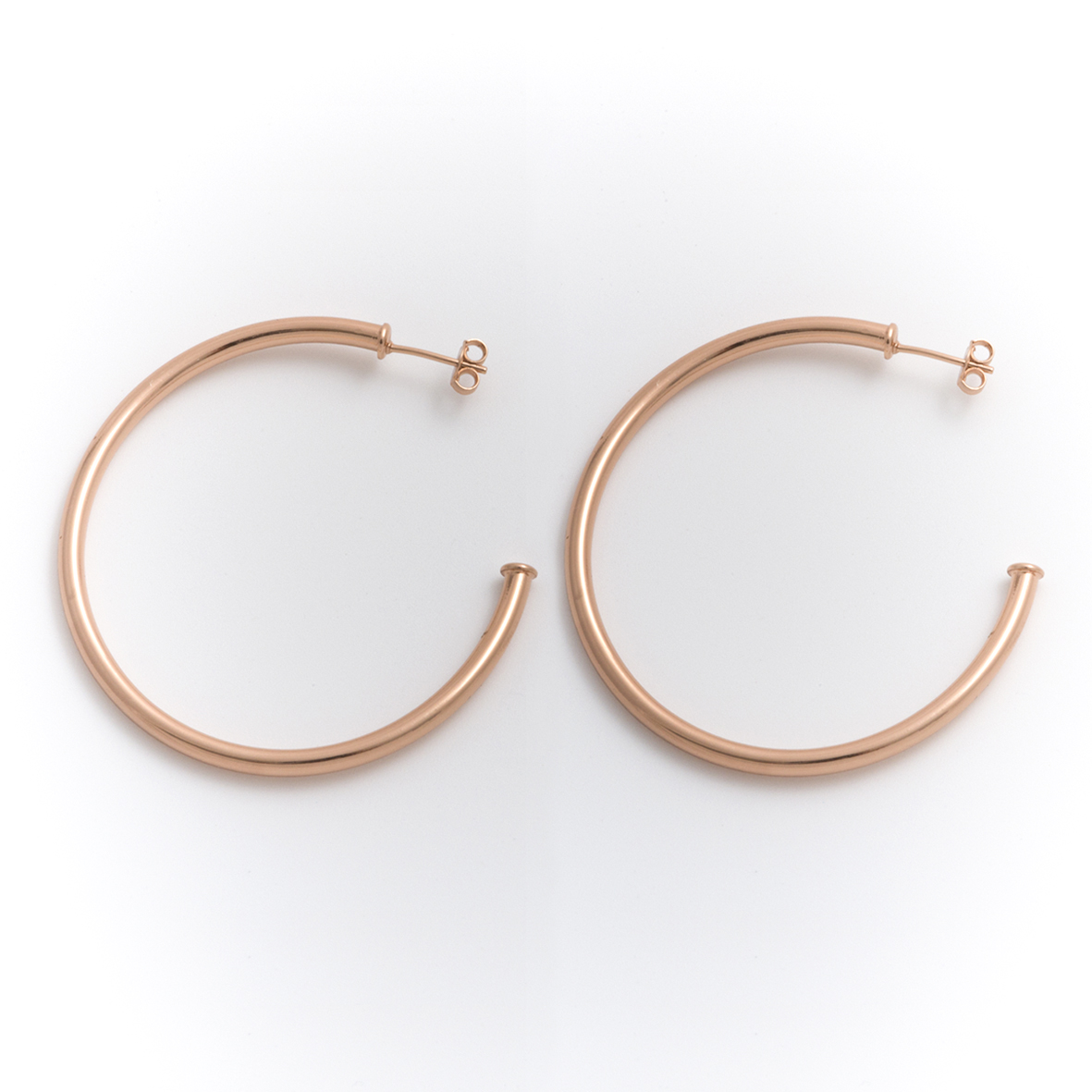 ARO CHAPADO ORO ROSA BRILLO 70 MM