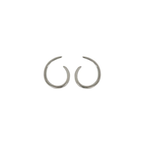 SHAPED RING RHODIUM PLATED GLOSS 27 * 22