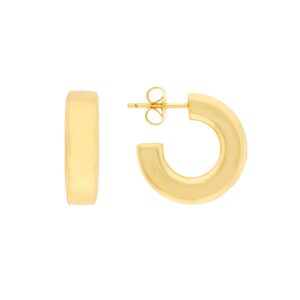 ARO 18 MM CHAPADO ORO BRILLO
