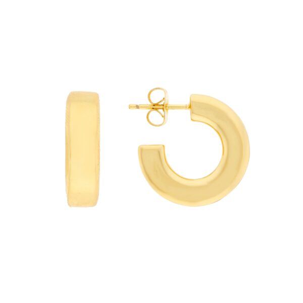 18 MM BRIGHT GOLD PLATED RING
