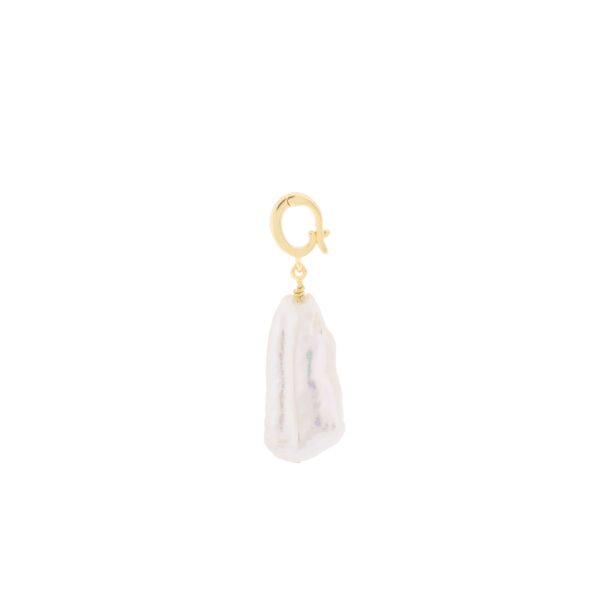 GOLD PLATED AND NATURAL PEARL PENDANT
