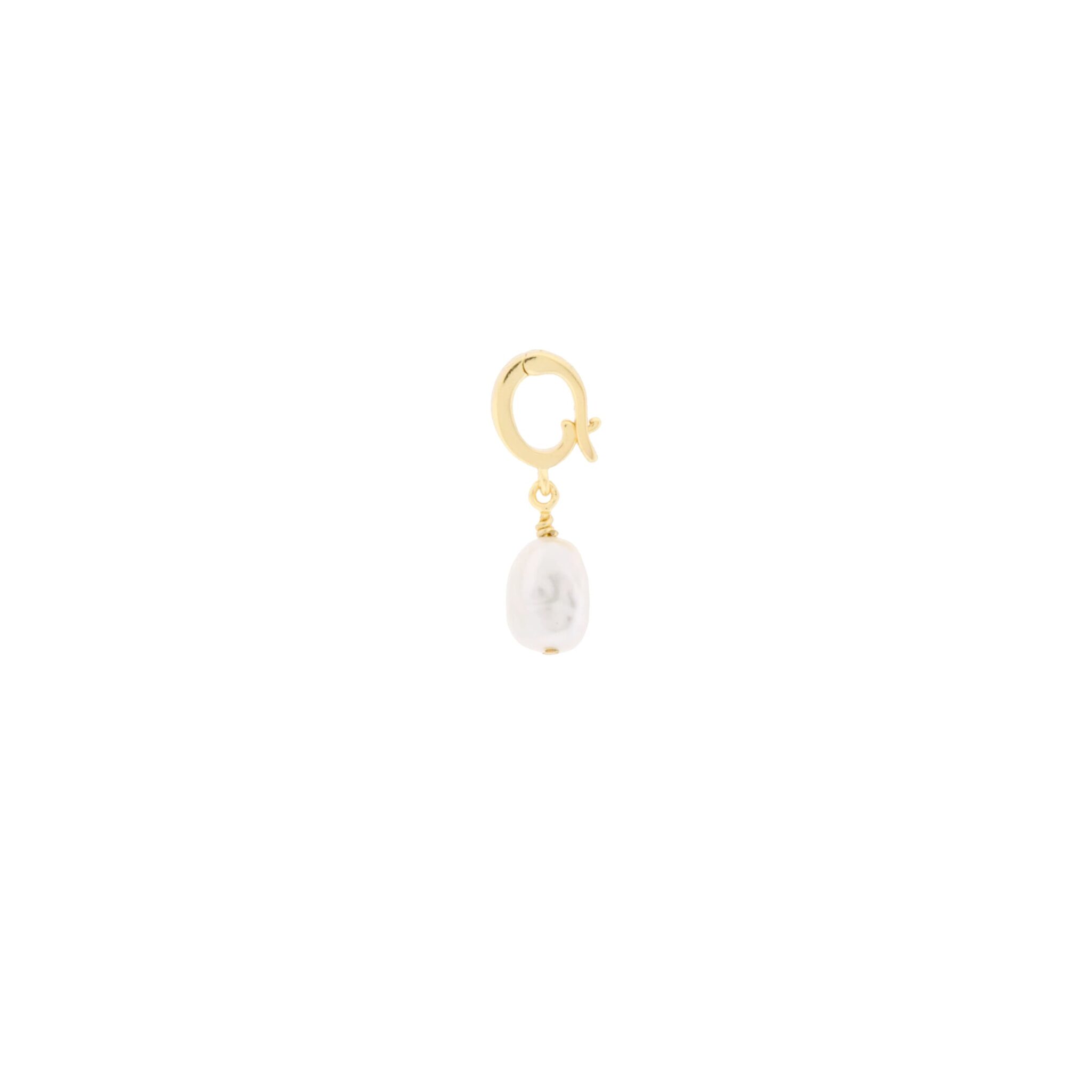 COLGANTE CHAPADO ORO Y PERLA NATURAL 11MM