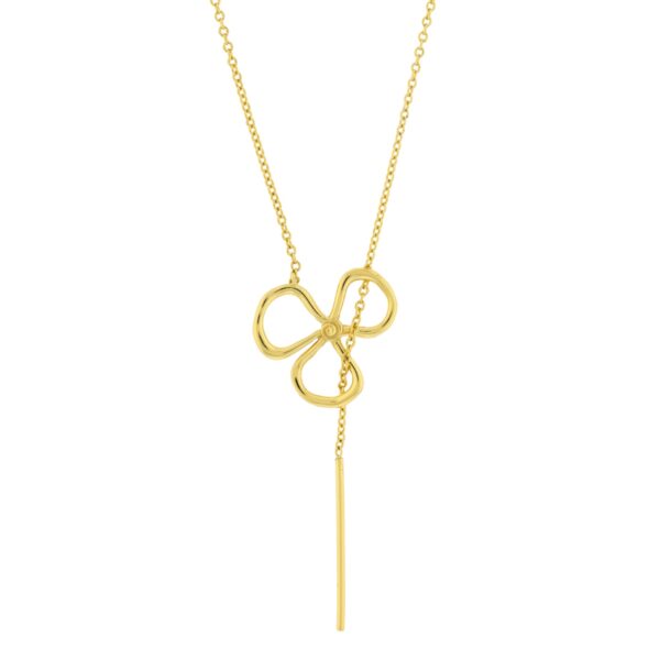 COLLAR DORADO 50 CM CLOVER GOLD PLATED