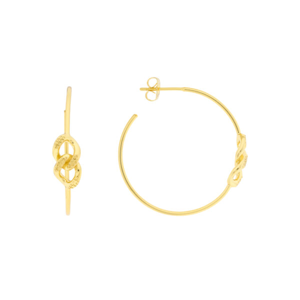 GOLD PLATED HOOP BARBADA COLLECTION