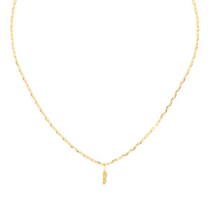 COLLAR DORADO COLECCIÓN HOJITA CHAPADO ORO