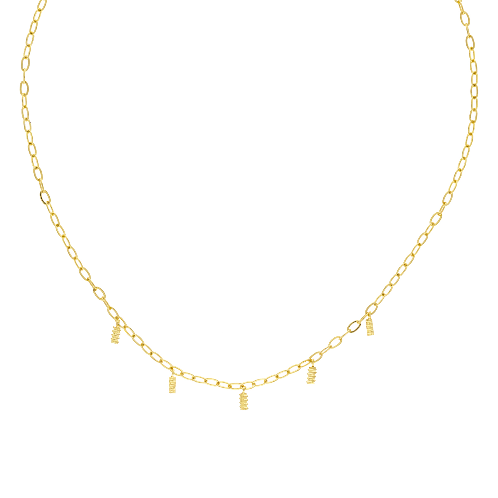 COLLAR DORADO COLECCIÓN TIN KLIN CHAPADO ORO