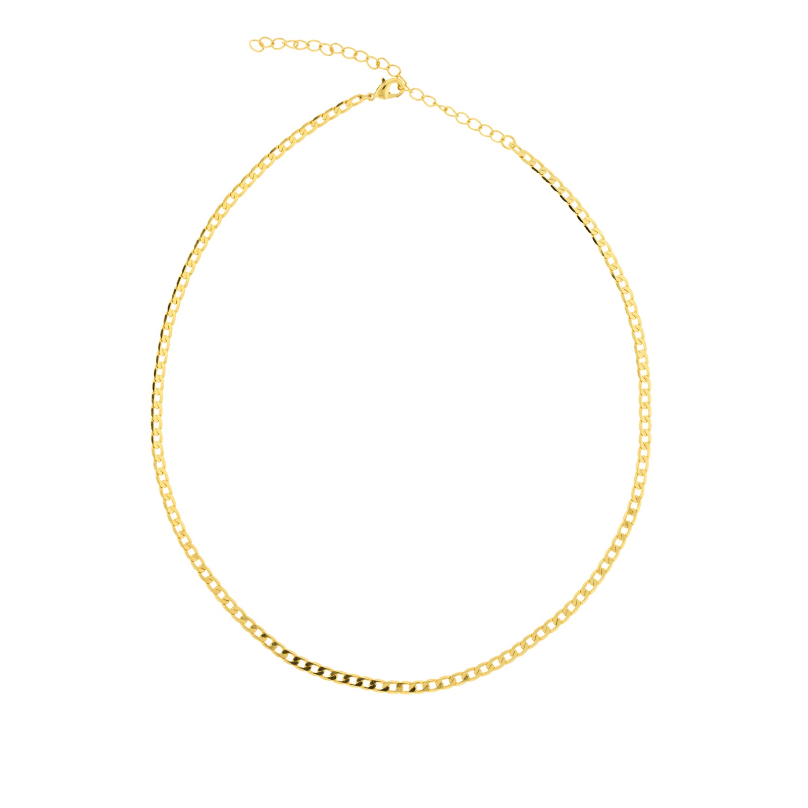 GOLDEN CHAIN ​​BARBADA 7 CM CHAPADA 38+ GOLD