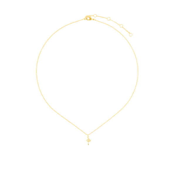 GOLD PLATED NECKLACE WITH SNAKE