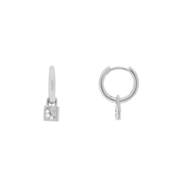 11mm ring and lock with zirconia moon