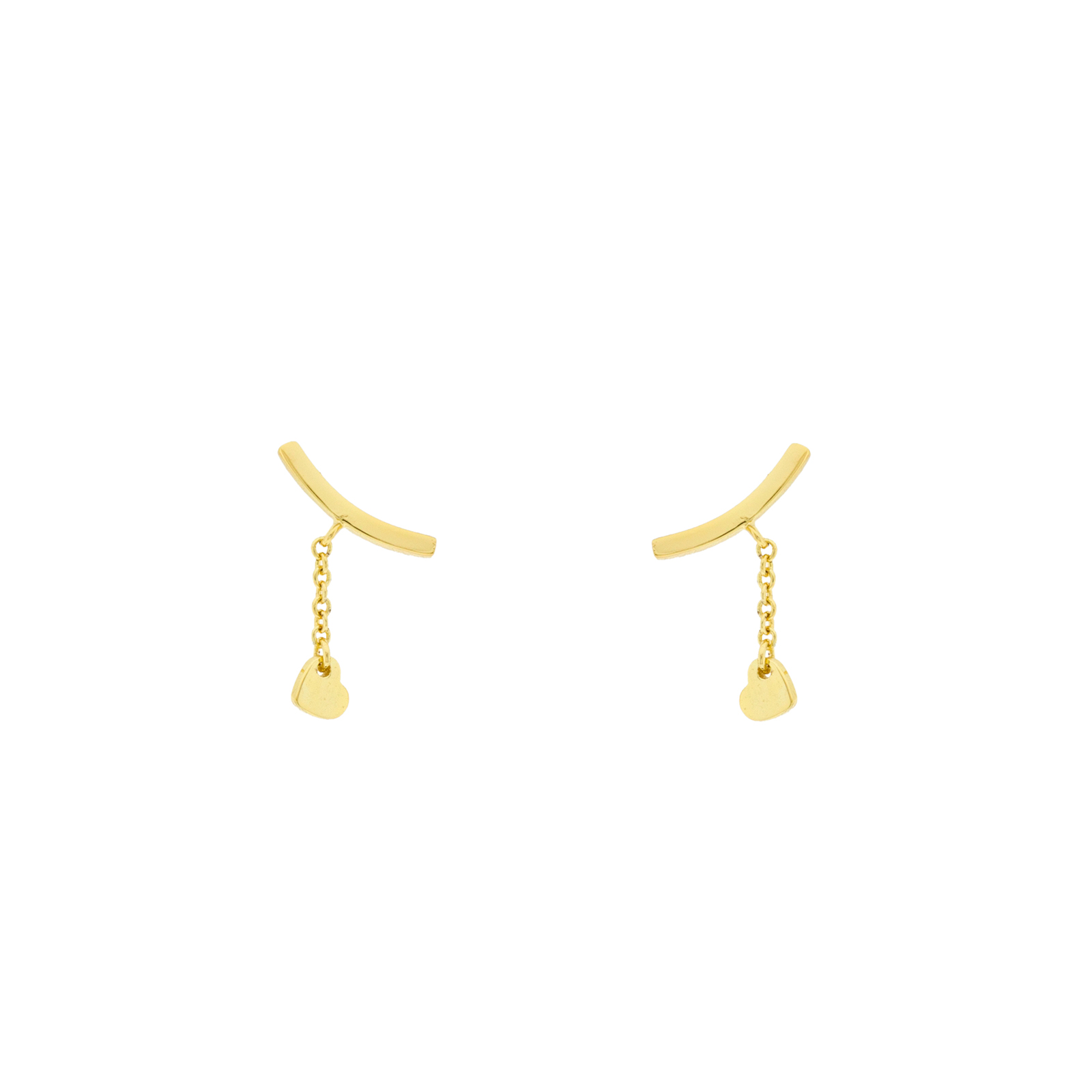 Barca earring with gold plated pearl