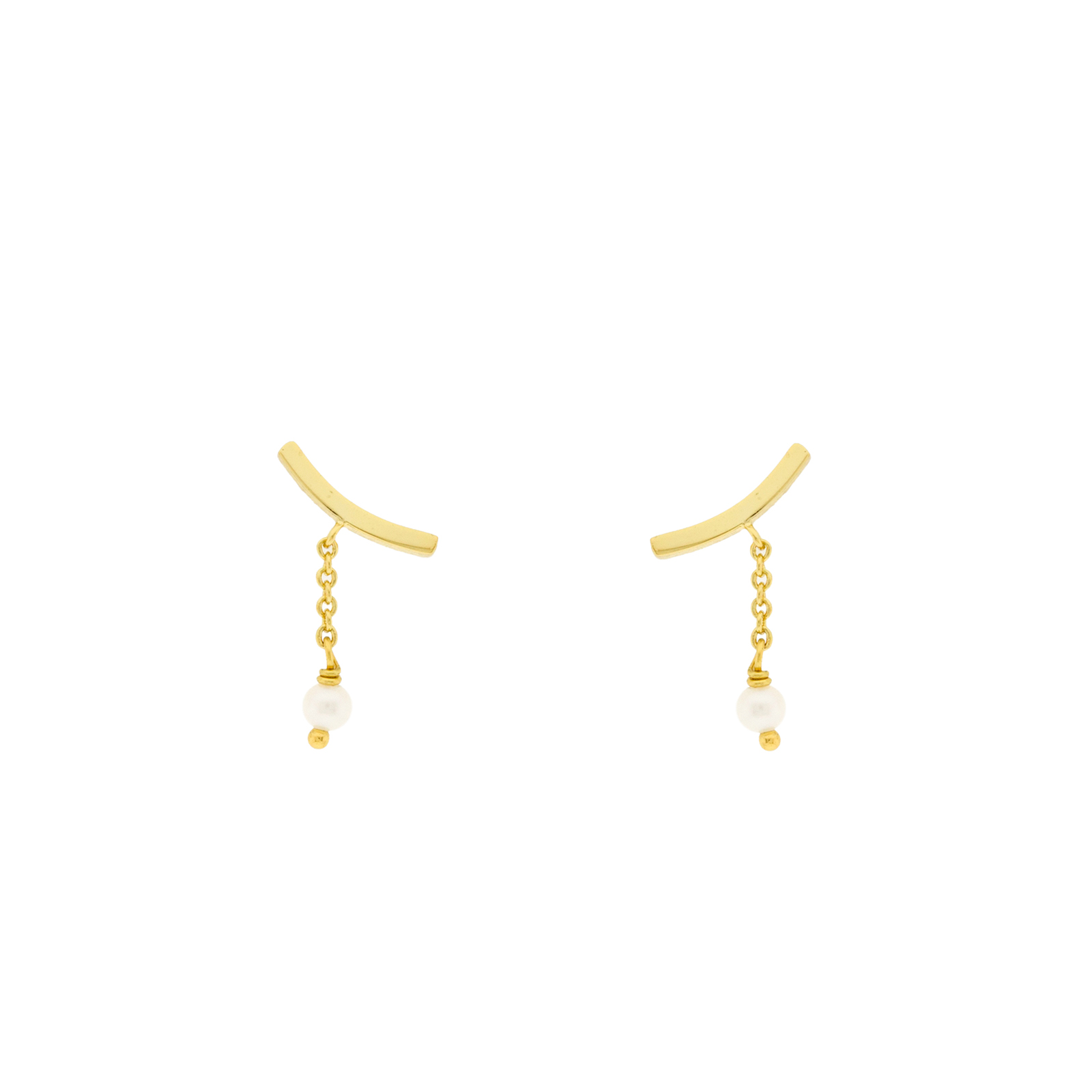 Barca earring with gold-plated heart
