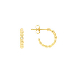 14mm ring plated with zirconia