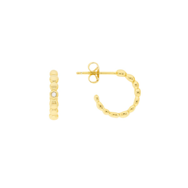 14mm ring plated with zirconia
