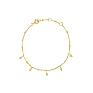 Gold-Plated Bracelet with Pieces
