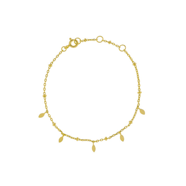 Gold-Plated Bracelet with Pieces