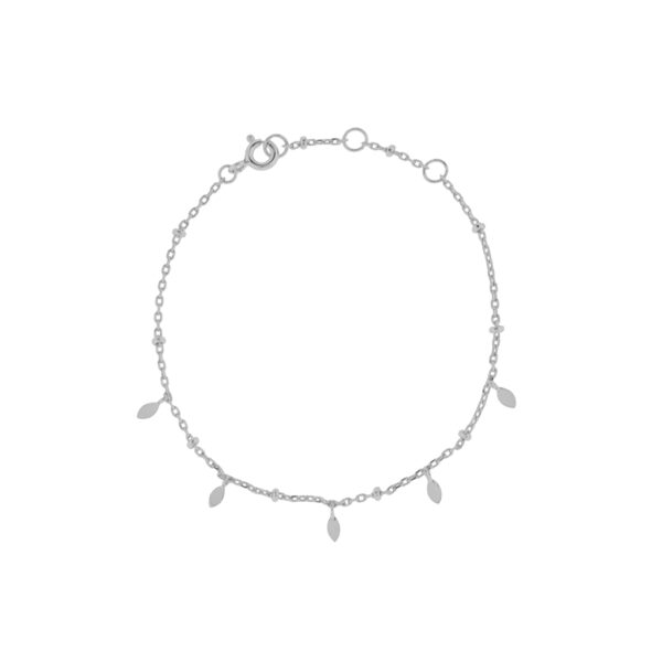PULSERA CON PIEZAS RODIADA