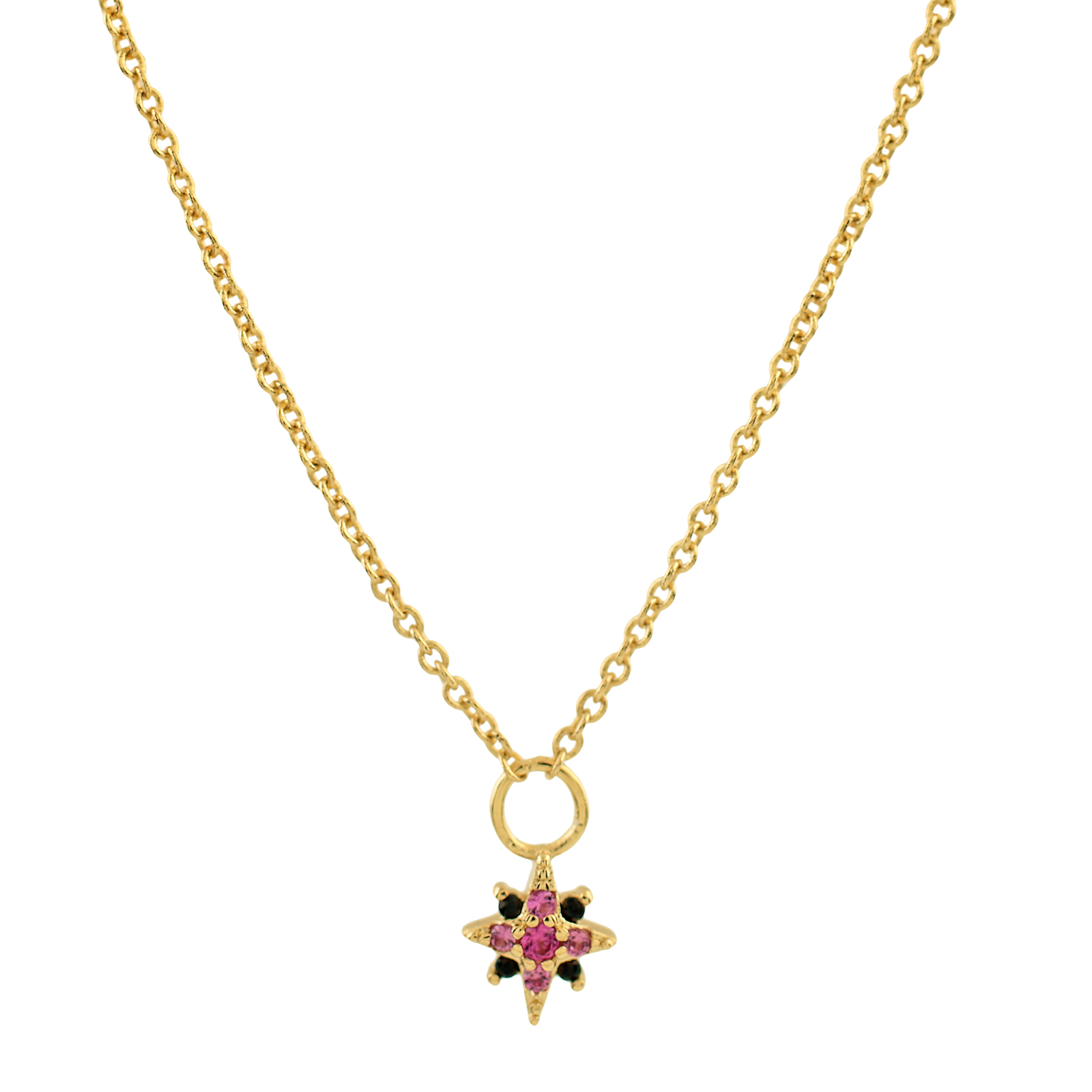 STAR NECKLACE WITH ZIRCONIA