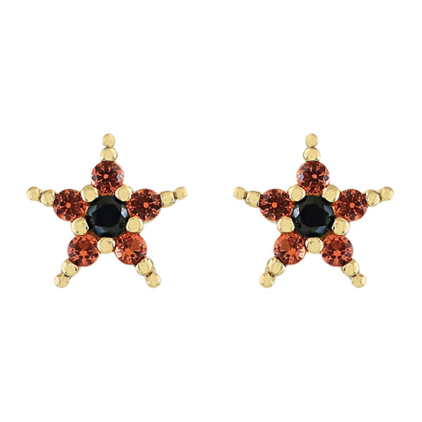 STAR EARRING WITH ZIRCONIA
