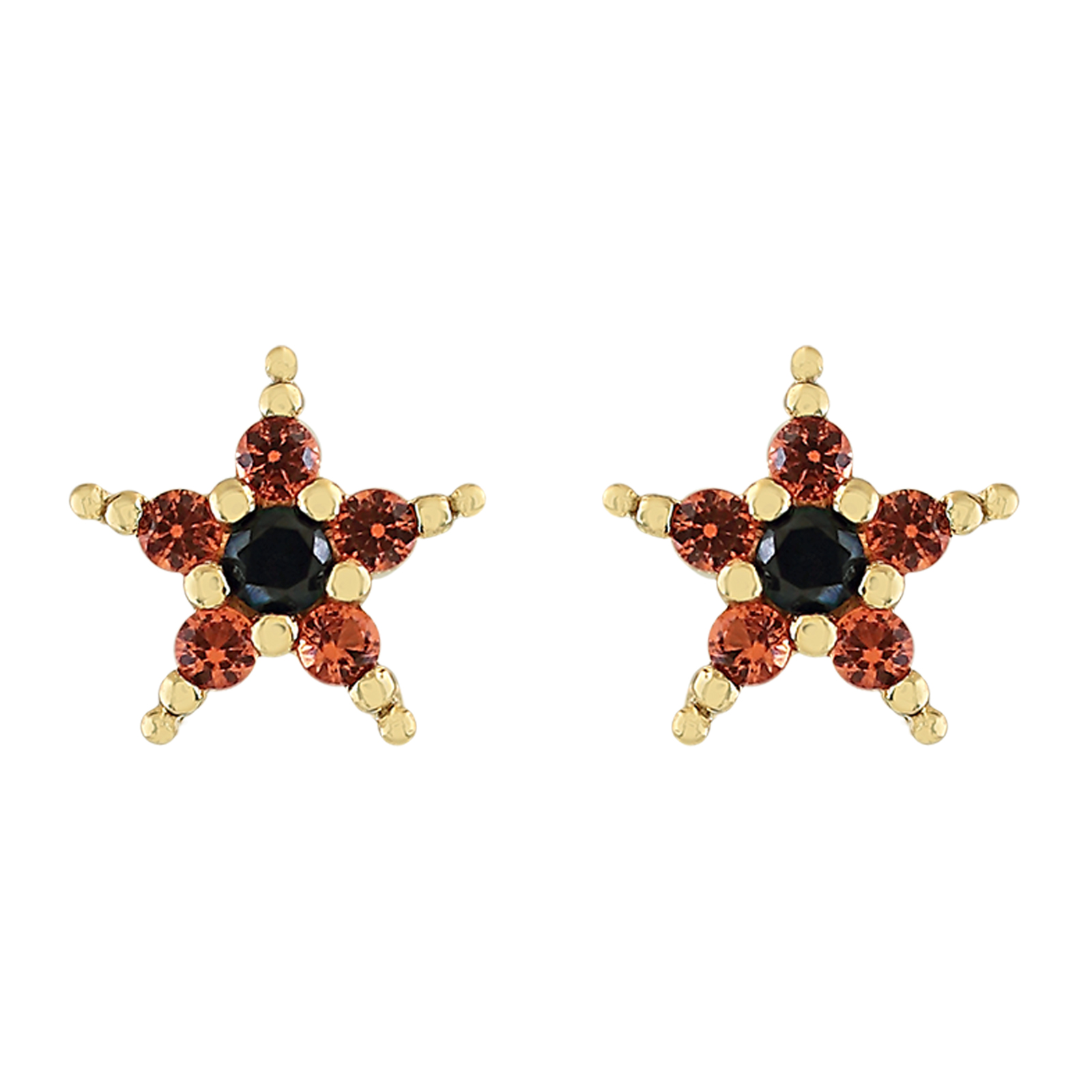 PENDIENTE ESTRELLA CON CIRCONITAS