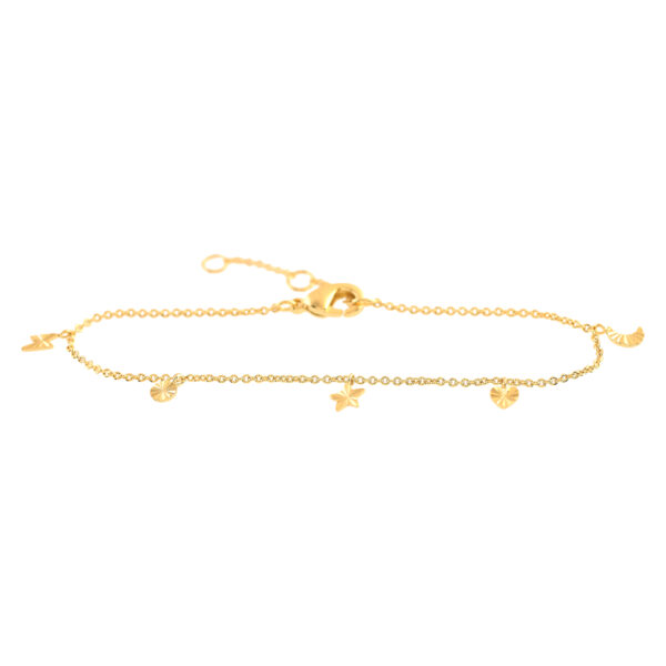 BRACELET WITH EMBOSSED PENDANTS