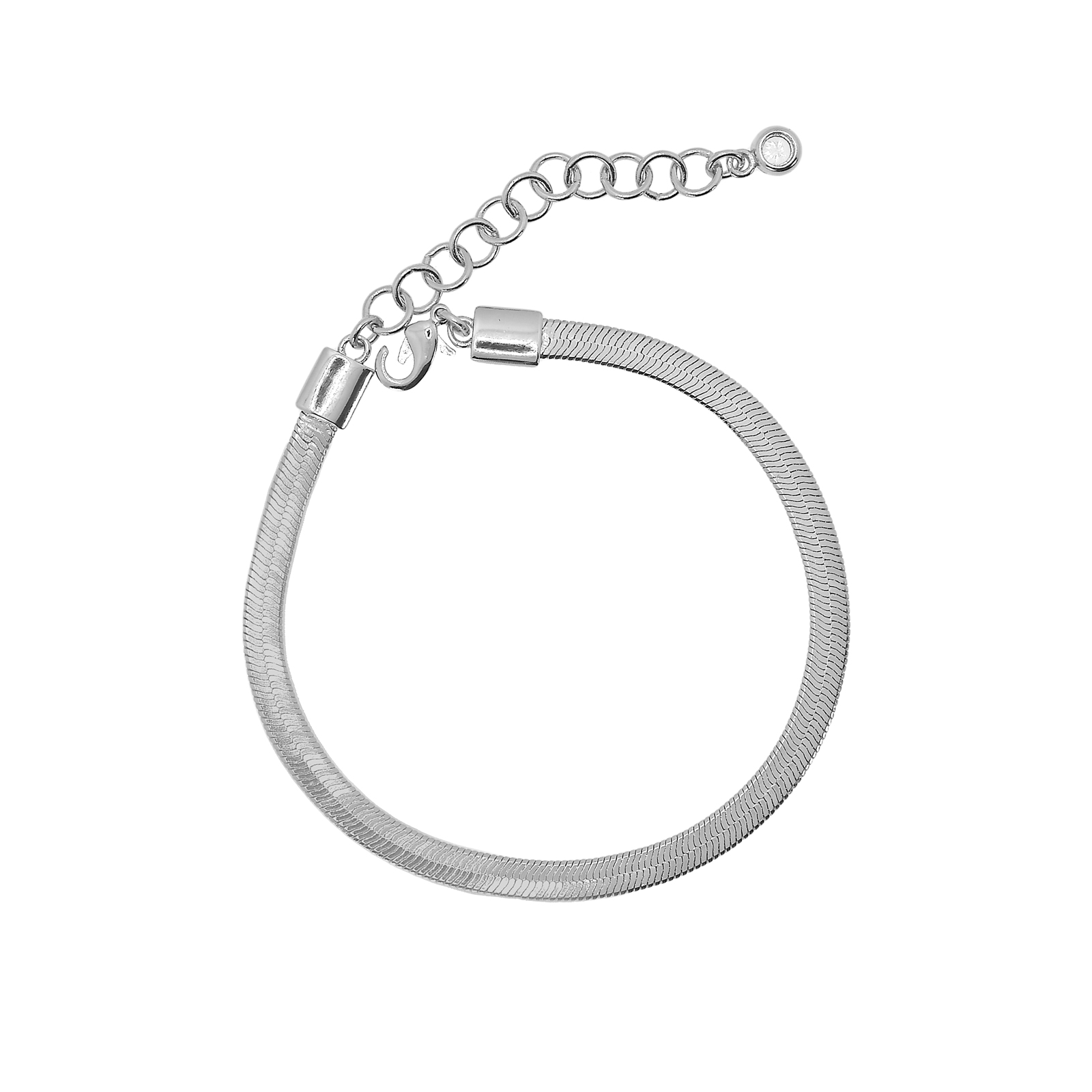 PULSERA DE MALLA DE 4MM CON 16+3CM DE EXTENSIÓN
