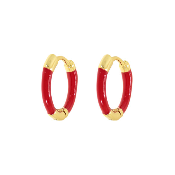 THICK RING WITH COLOR ENAMEL