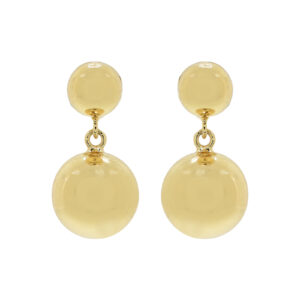 DOUBLE BALL EARRING