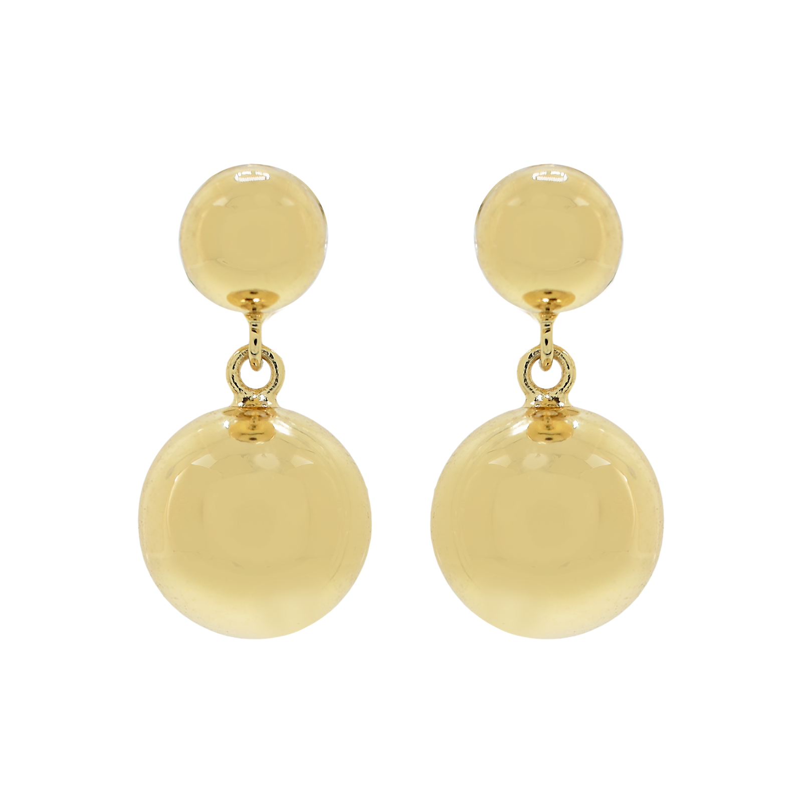 DOUBLE BALL EARRING