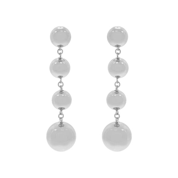 EARRING WITH 4 BALLS LENGTH 5 CM