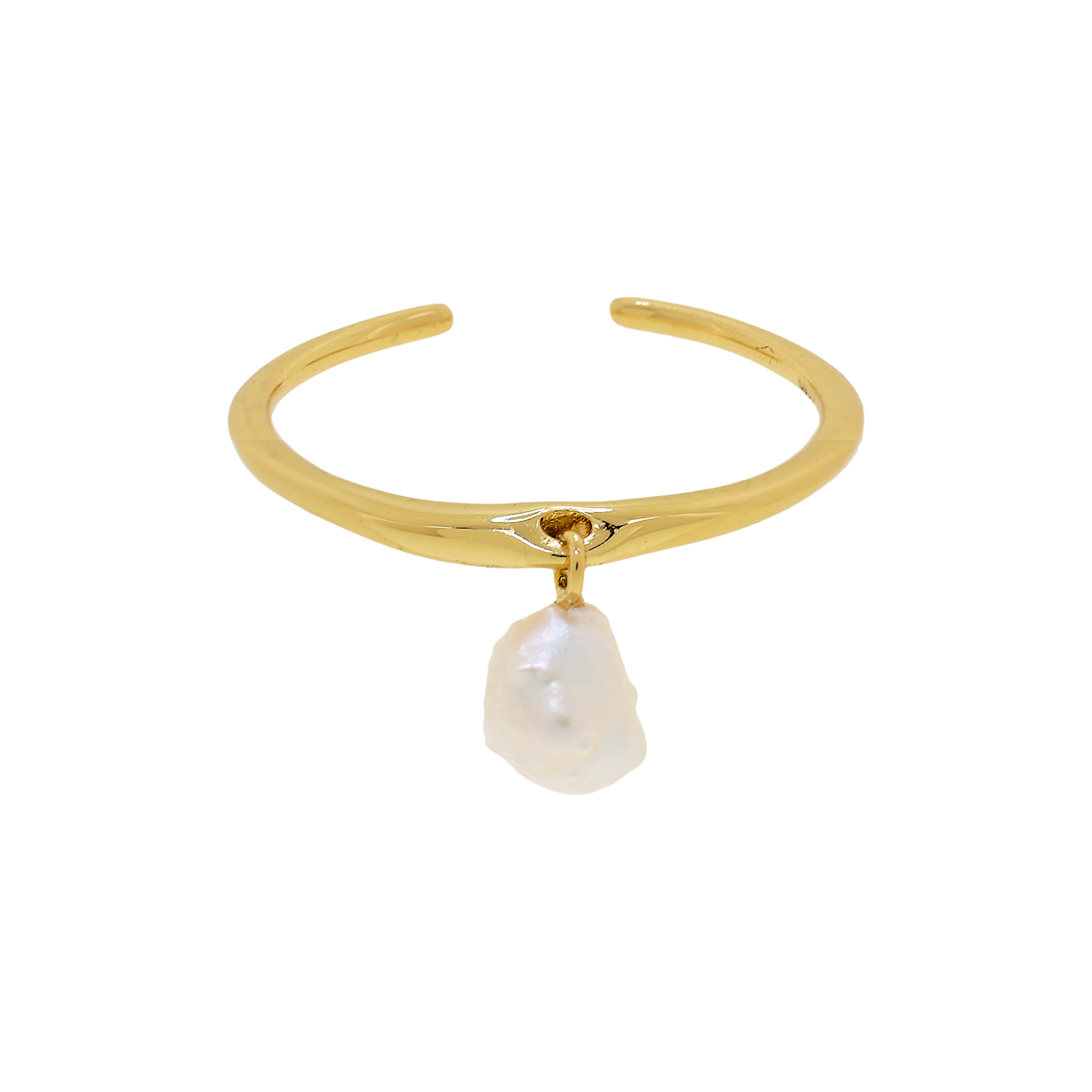 UNIVERSAL SIZE RING WITH RIVER PEARL