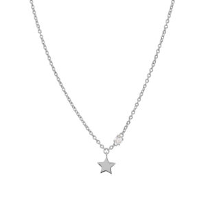Collar estrella y circonita