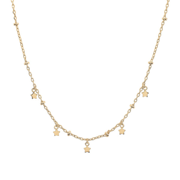 Necklace with multi stars and balls