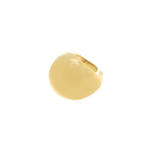 Anillo bola talla universal acabado brillo chapado oro 18ktes.