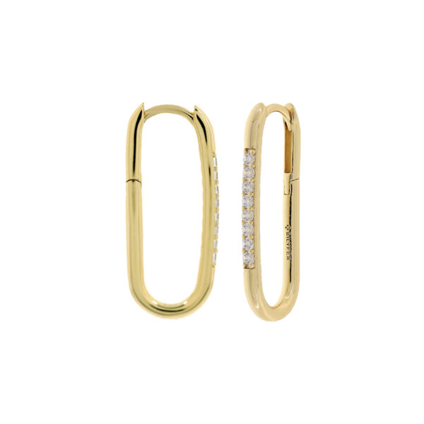 12X10mm hoop with 60 zirconias