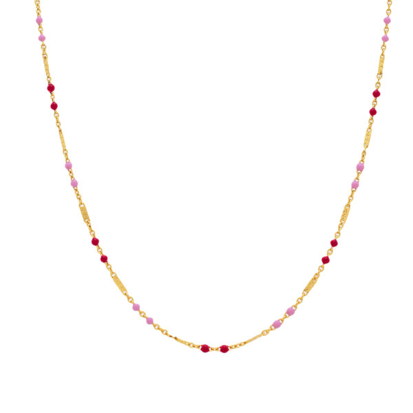 Collar con piezas de esmalte 38cm + de extensión