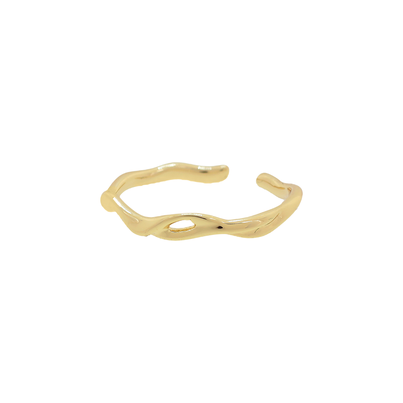 Interlocking universal size thin ring